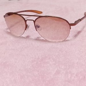 Brown faux aviators